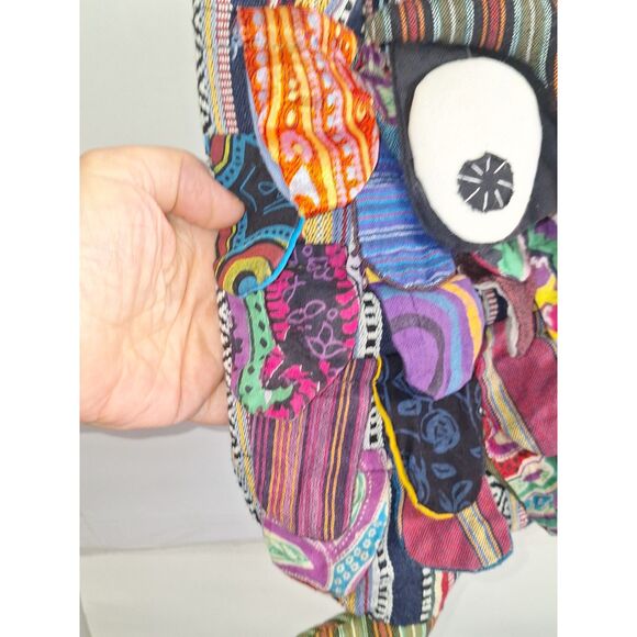 Women's Hobo Crossbody Shoulder Bag Owl Bohemian Slouchy Colorful Unique - Picture 6 of 12